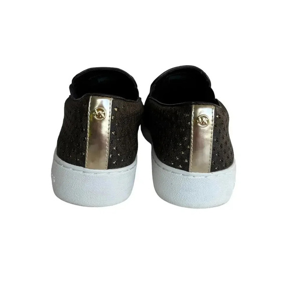 MICHAEL Michael Kors Keaton Star-perforated Slip-on Sneakers Women's Size 8.5 - Picture 5 of 9